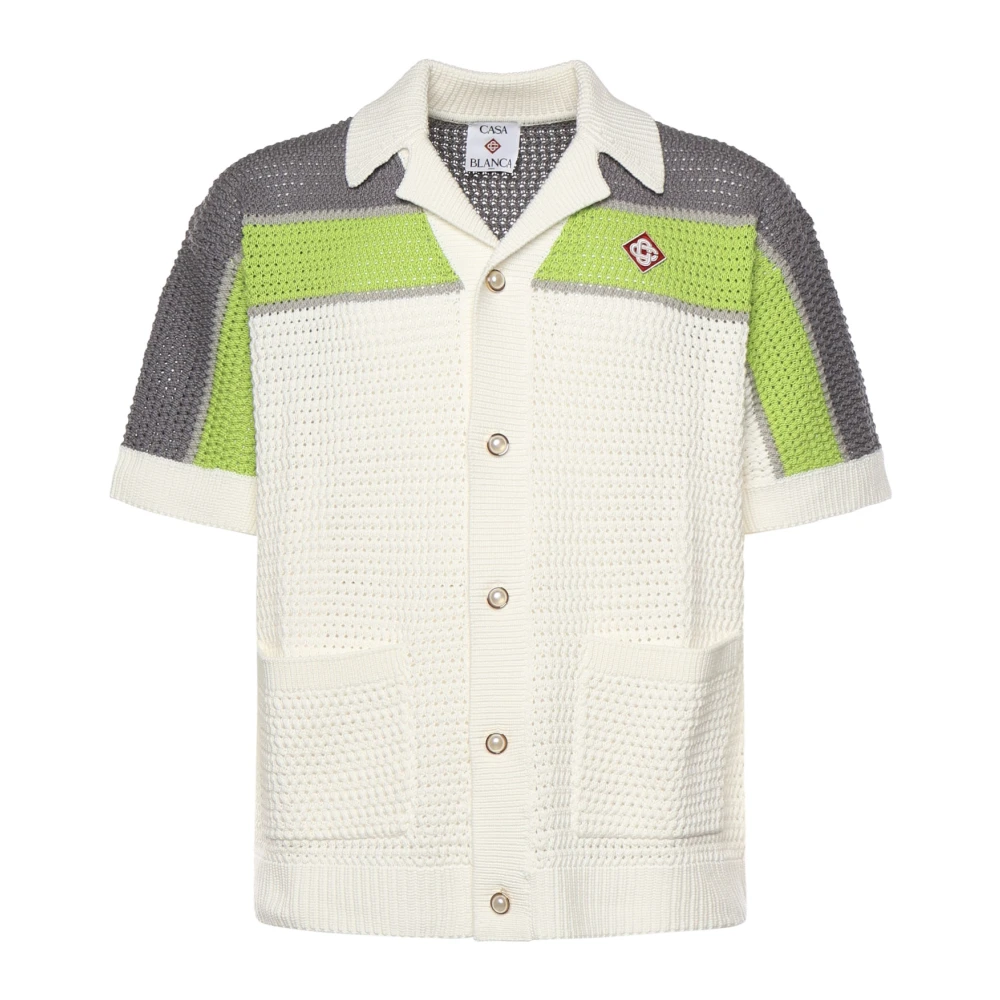 Casablanca Men's Crochet Shirt