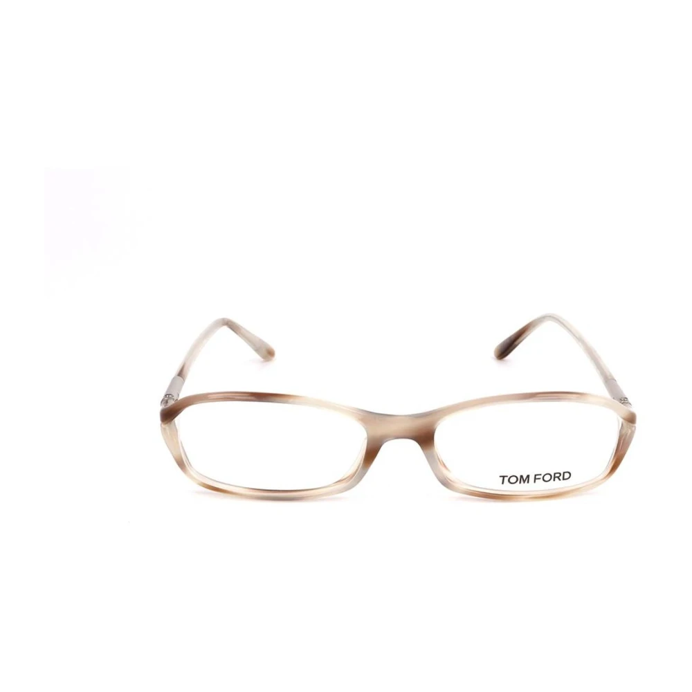 Tom Ford Grijze Acetaat Frame Brilmontuur met Wijzerplaat Gray Dames