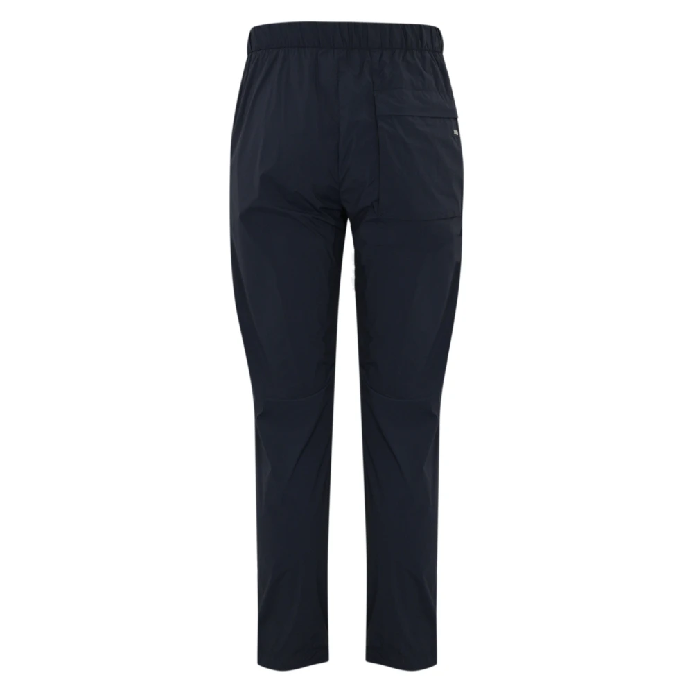 Herno Blauwe technische broek met verstelbare taille Blue Heren