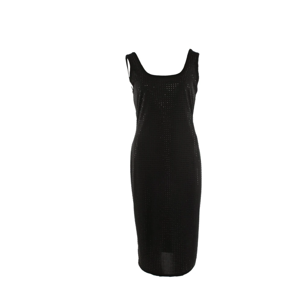 Versace Zwarte Couture Jurk Black Dames