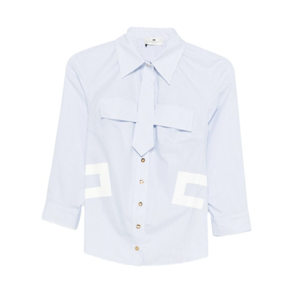 Elisabetta Franchi Blue Shirts, Female, Xs, Shirts