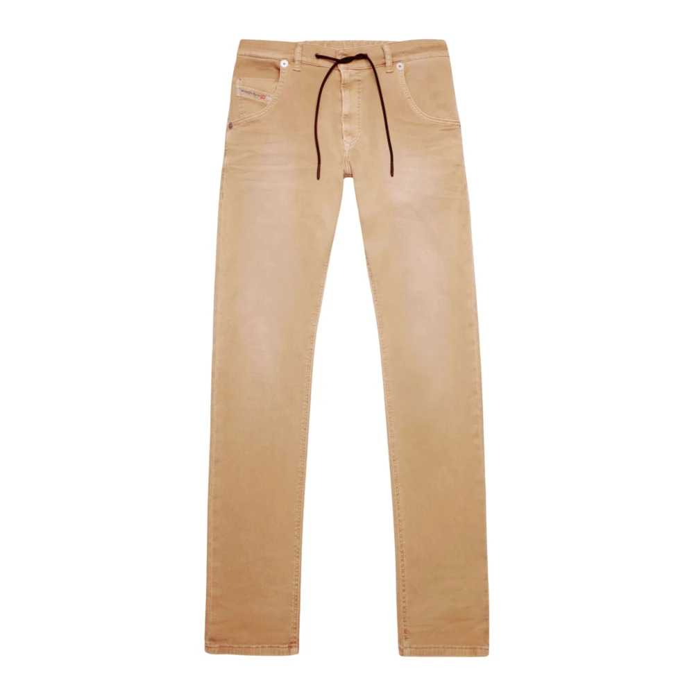 Diesel 2032 D-Krooley-B Jogg Denim Sweat Jeans Beige Heren