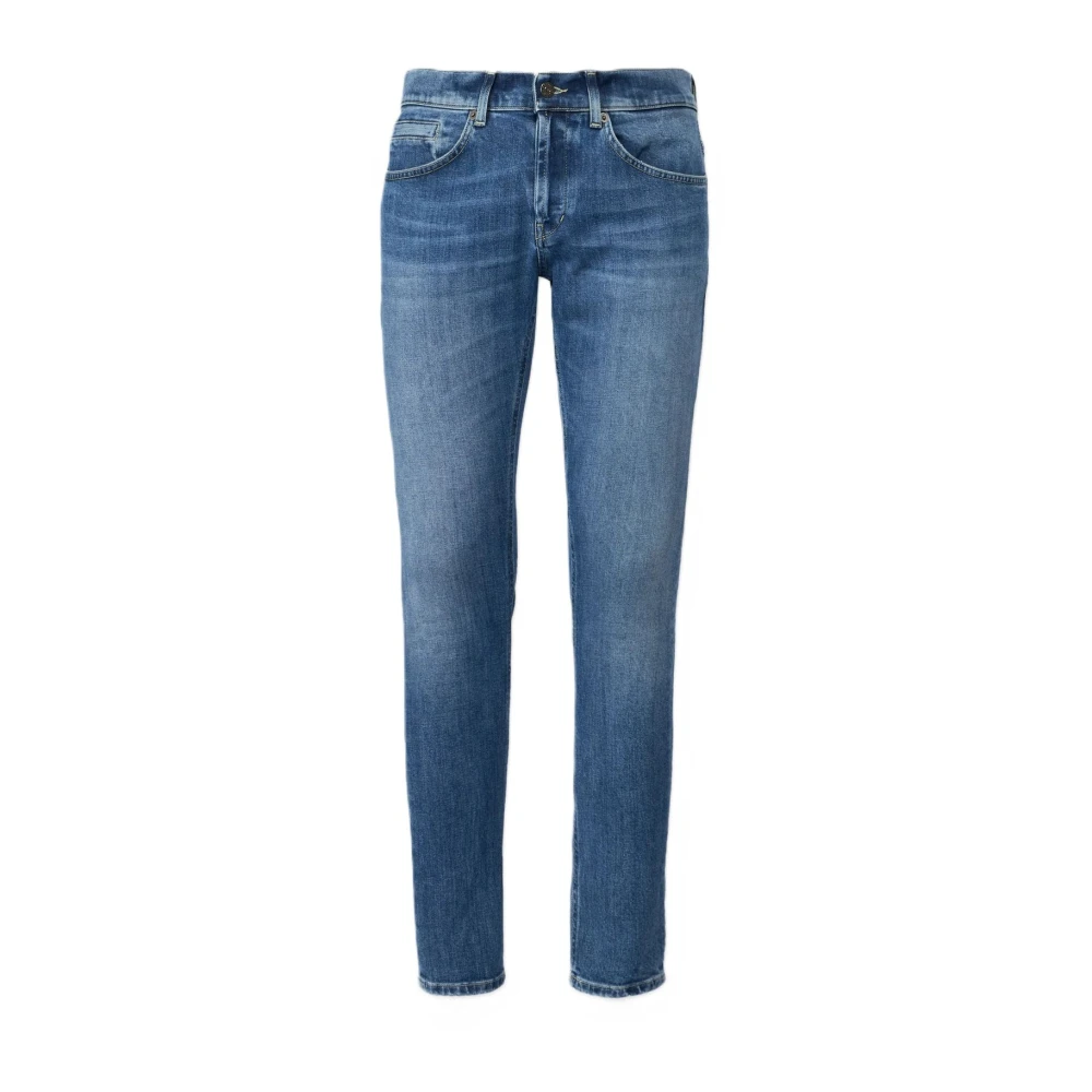 Dondup Slim Fit Stretch Jeans Blue Heren