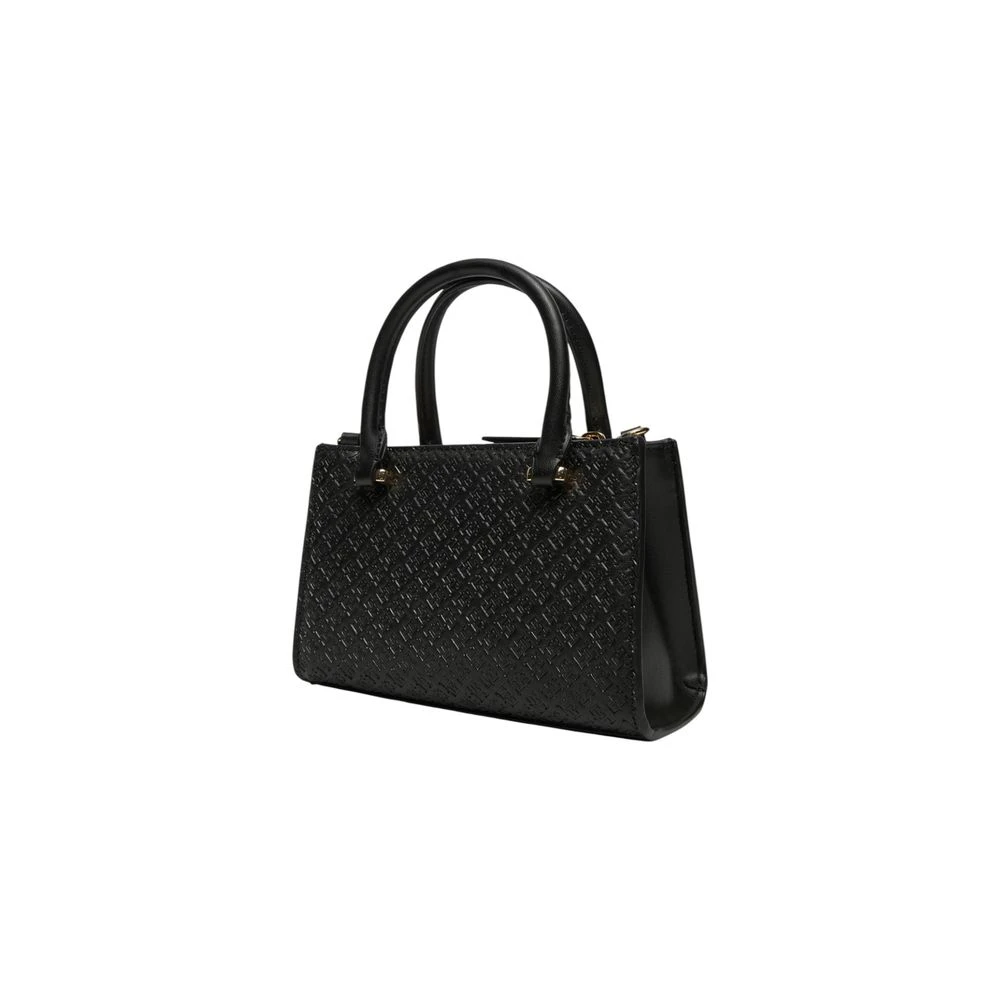 Tommy Hilfiger Zwarte Polyethyleen Handtas Lente Zomer Collectie Black Dames
