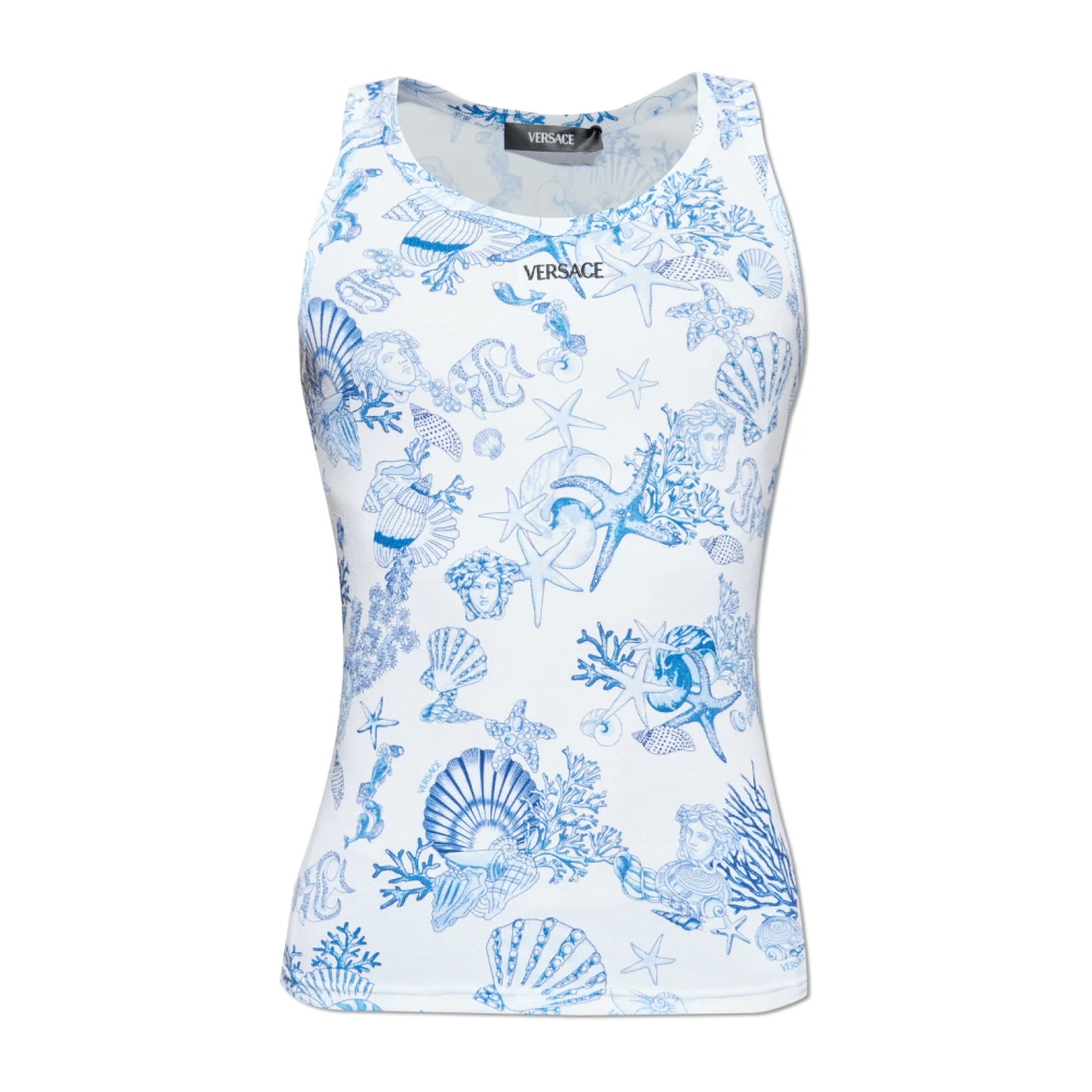 Tops > Sleeveless Tops - - Versace - Modalova