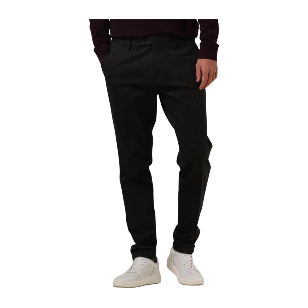 Genti Grijze Pantalon voor Moderne Gentleman Gray Heren