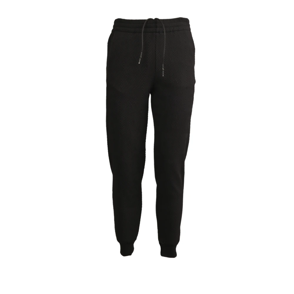 RRD Modieuze Jacquard Katoenen Broek Black Heren
