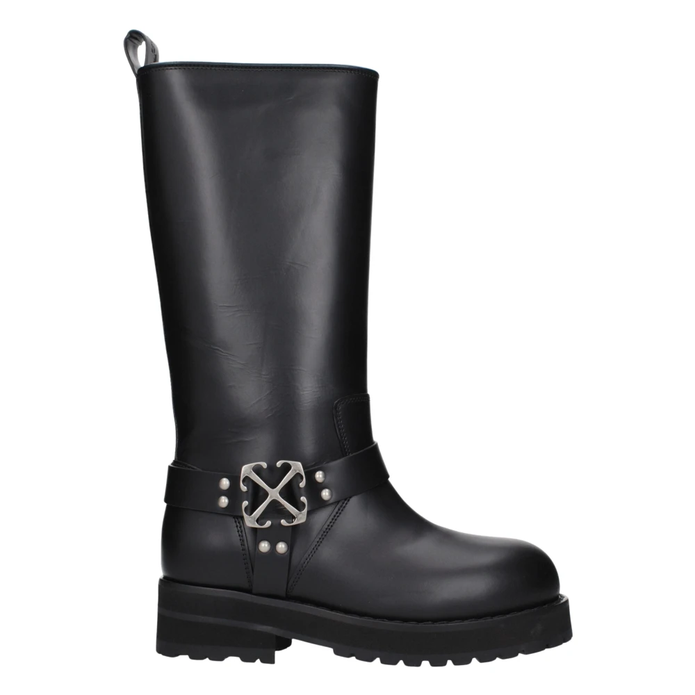 Off White , High Boots, Female, Black, 3 Uk, Off Track Boots
