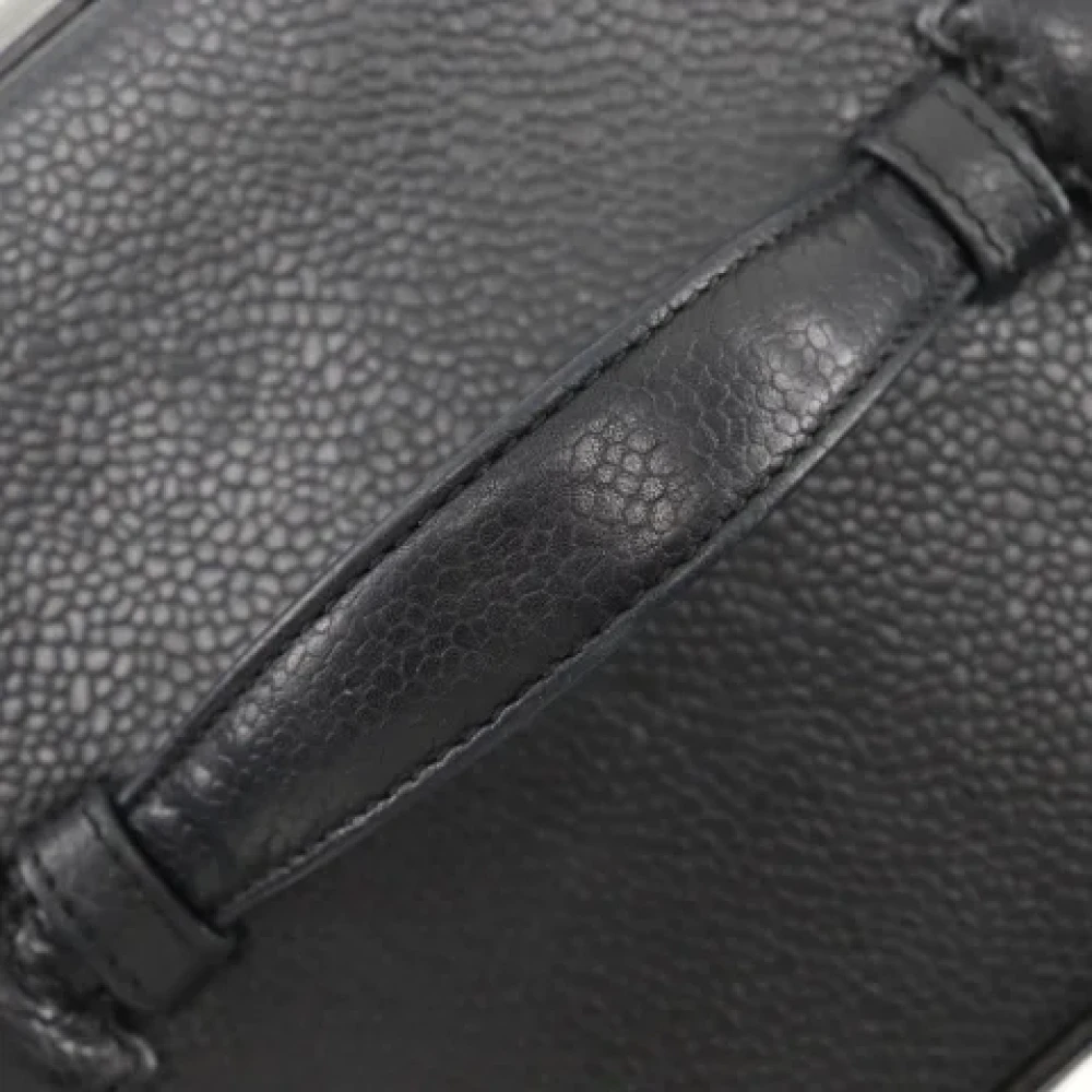 Chanel Vintage Pre-owned Leather handbags Black Dames