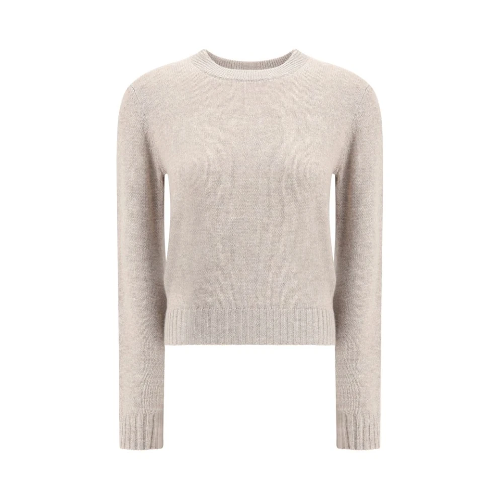 Allude Women's Beige Cashmere Sweater