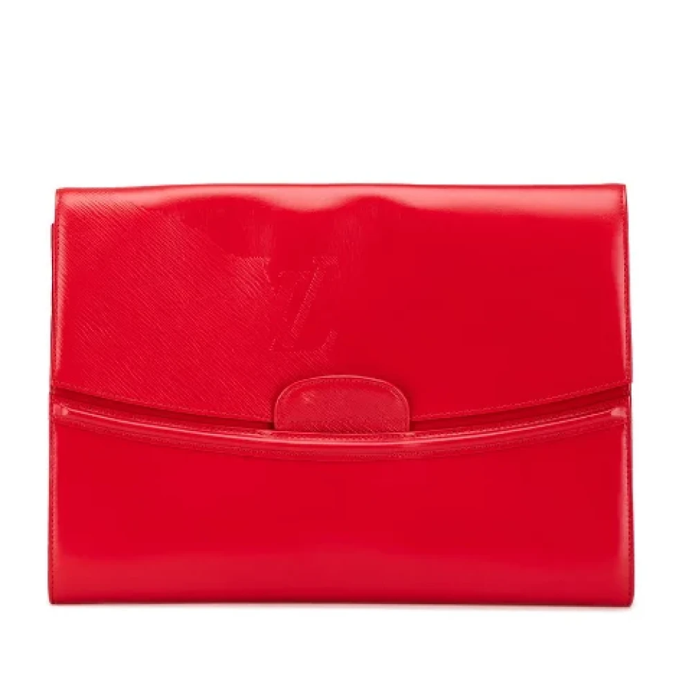 Louis Vuitton Vintage Pre-owned Leather clutches Red Dames