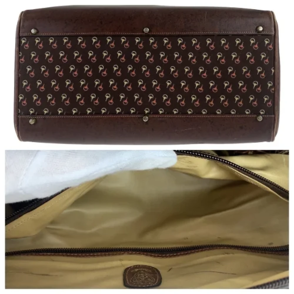 Gucci Vintage Pre-owned Canvas gucci-bags Brown Dames