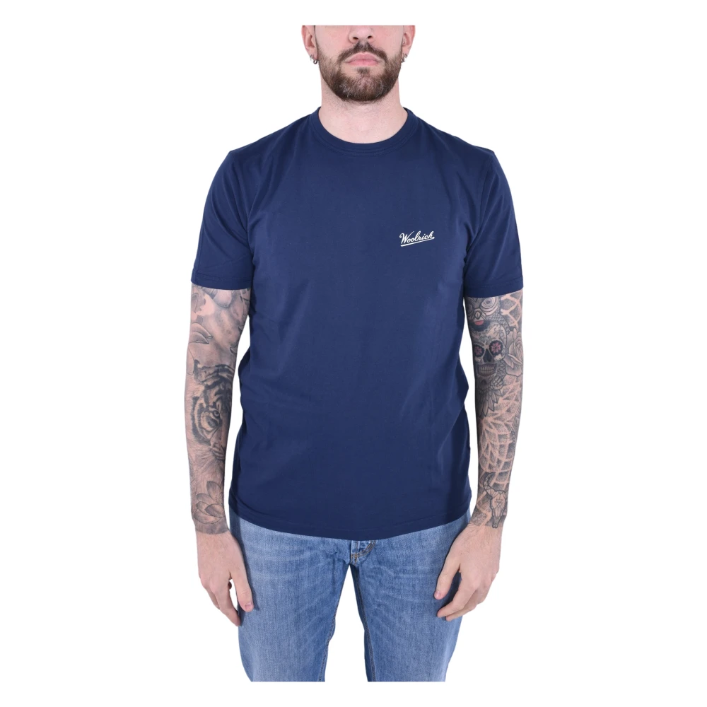 Woolrich - Tops > T-Shirts - Blue - Woolrich - Modalova