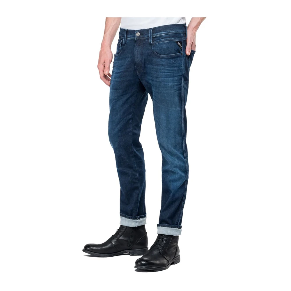 Replay Donkerblauwe Denim Jeans Blue Heren