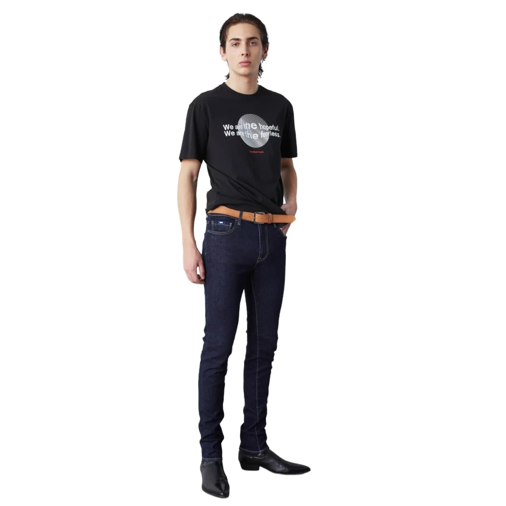 GAS Slim-fit Denim Broek Blue Heren
