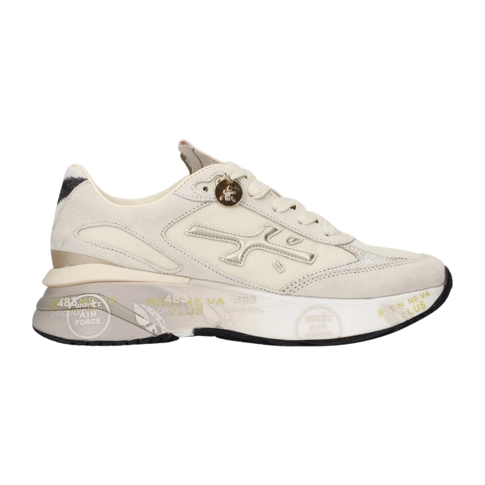 Premiata Women's Beige Sneakers, 2 Uk, Moerund 8080