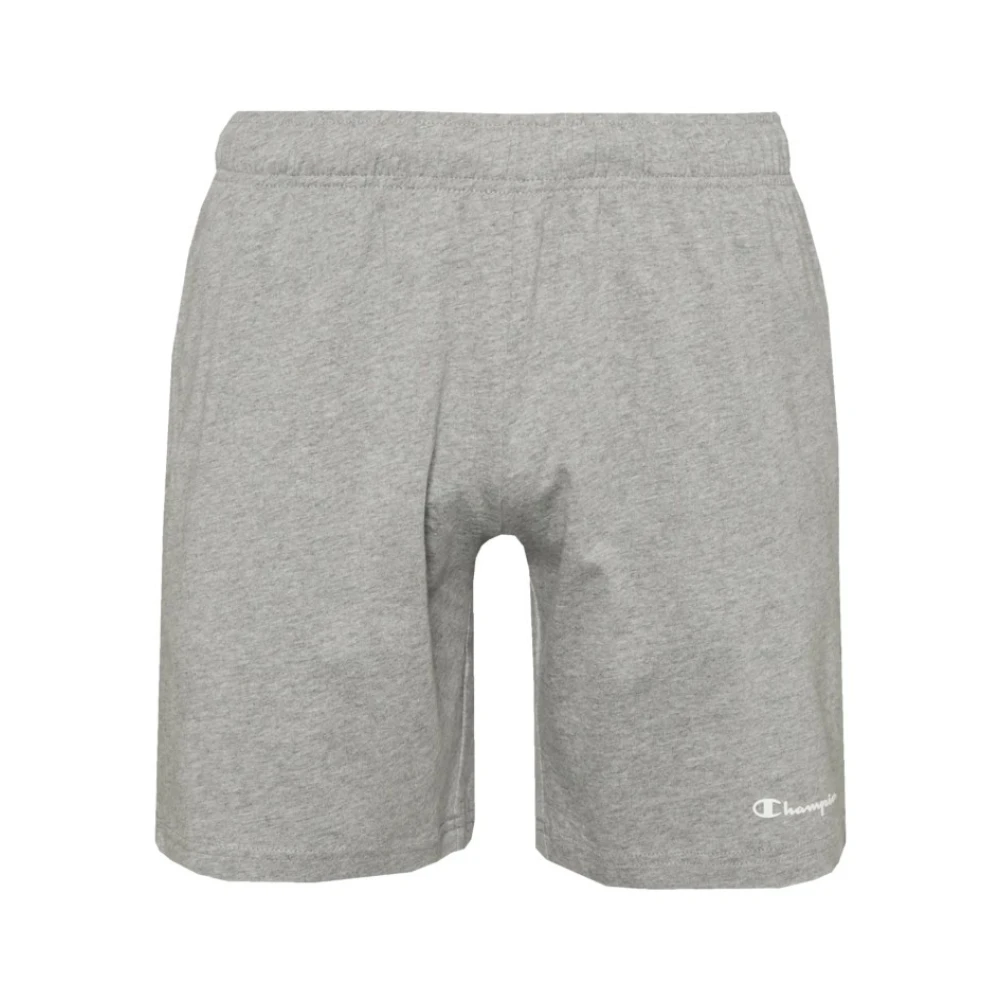 Champion Grå Bermuda shorts med sidologo Gray, Herr