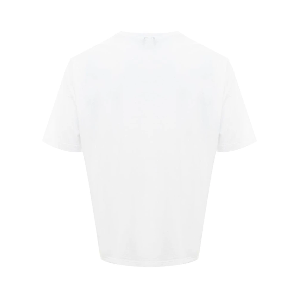PAUL & SHARK Katoenen T-shirt met Uniek Ontwerp White Heren