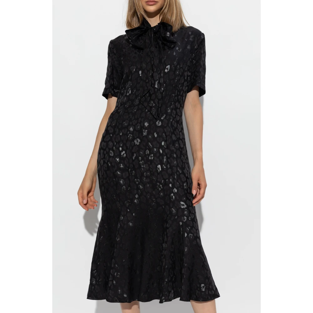 Versace Jurk met strikken Black Dames