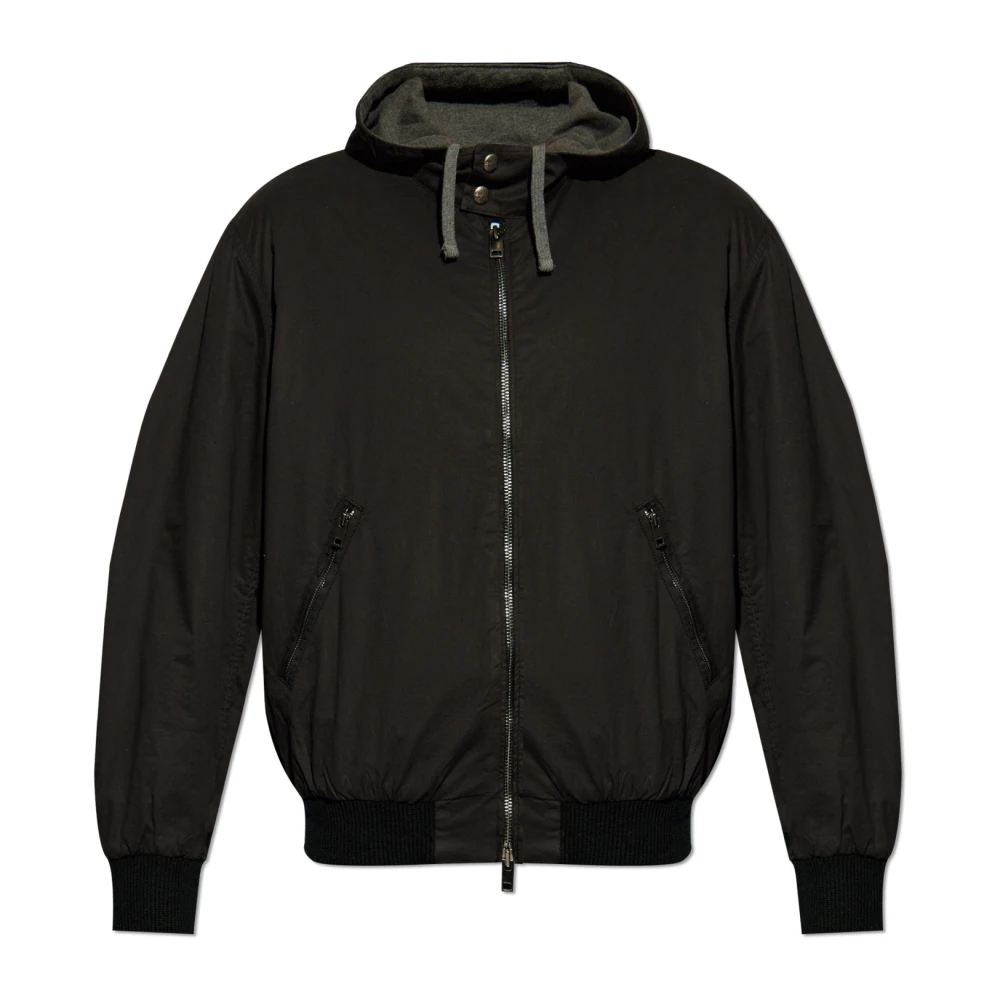 Diesel Hombre Negro Chaquetas, Talla: 2XL