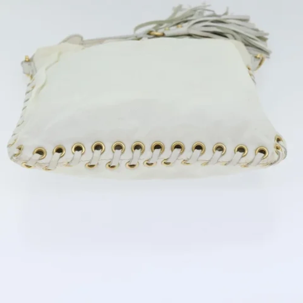 Prada Vintage Pre-owned Nylon prada-bags White Dames