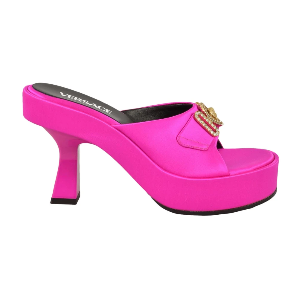 Versace Satin Skor Kollektion Pink, Dam