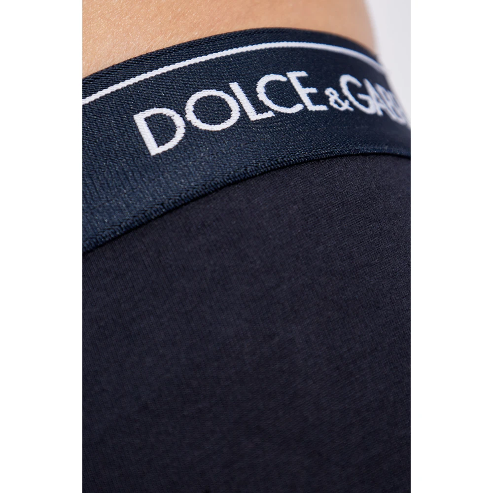 Dolce & Gabbana Twee-pack slips Blue Heren