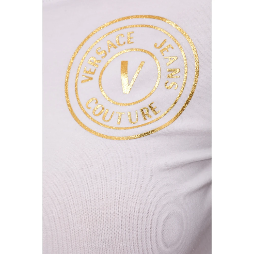 Versace Jeans Couture T-shirt jurk White Dames