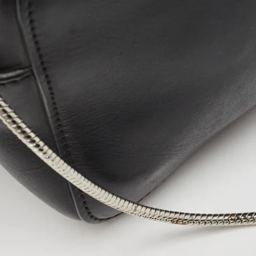 Armani Pre-owned Leather handbags Black Dames