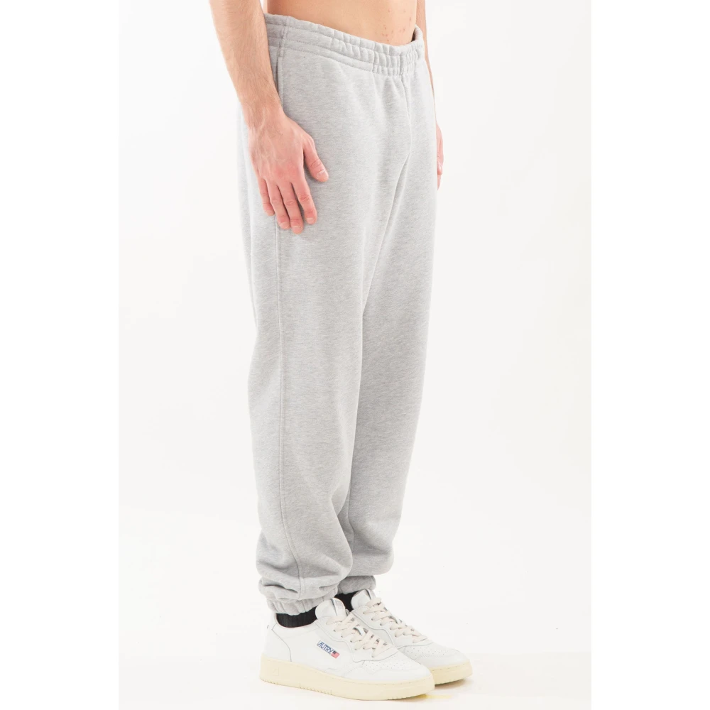 Lacoste Geborduurde Croc Sweatpants in CCA Gray Heren