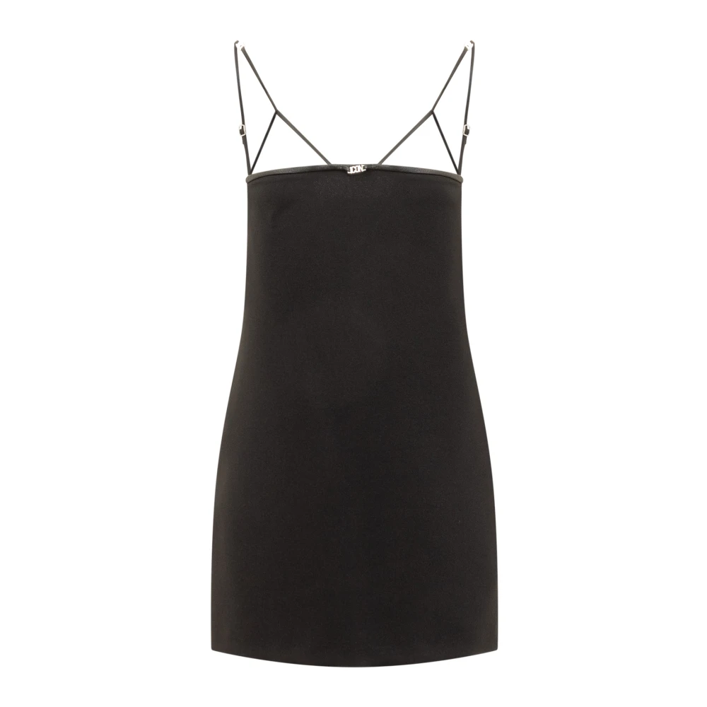 Dsquared2 Black Icon Trim Dress - Female - Short Dresses - M - Dresses