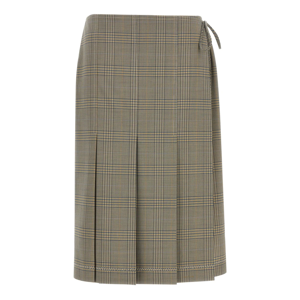 Marni Women's Gray Clement Skirt - Midi Skirts - 2XS - Skirts
