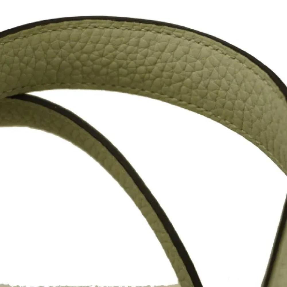 Hermès Vintage Pre-owned Fabric handbags Green Dames
