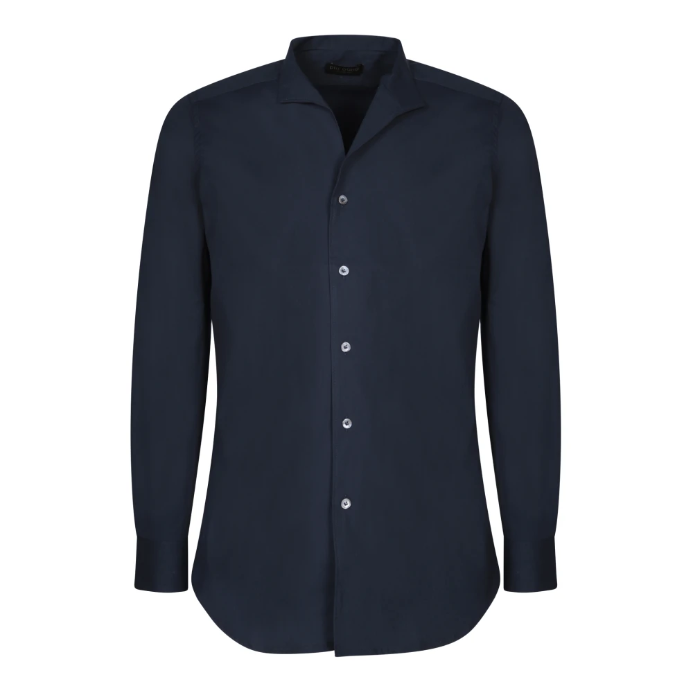 Dell'oglio Blauwe Stijlvolle Overhemden Blue Heren
