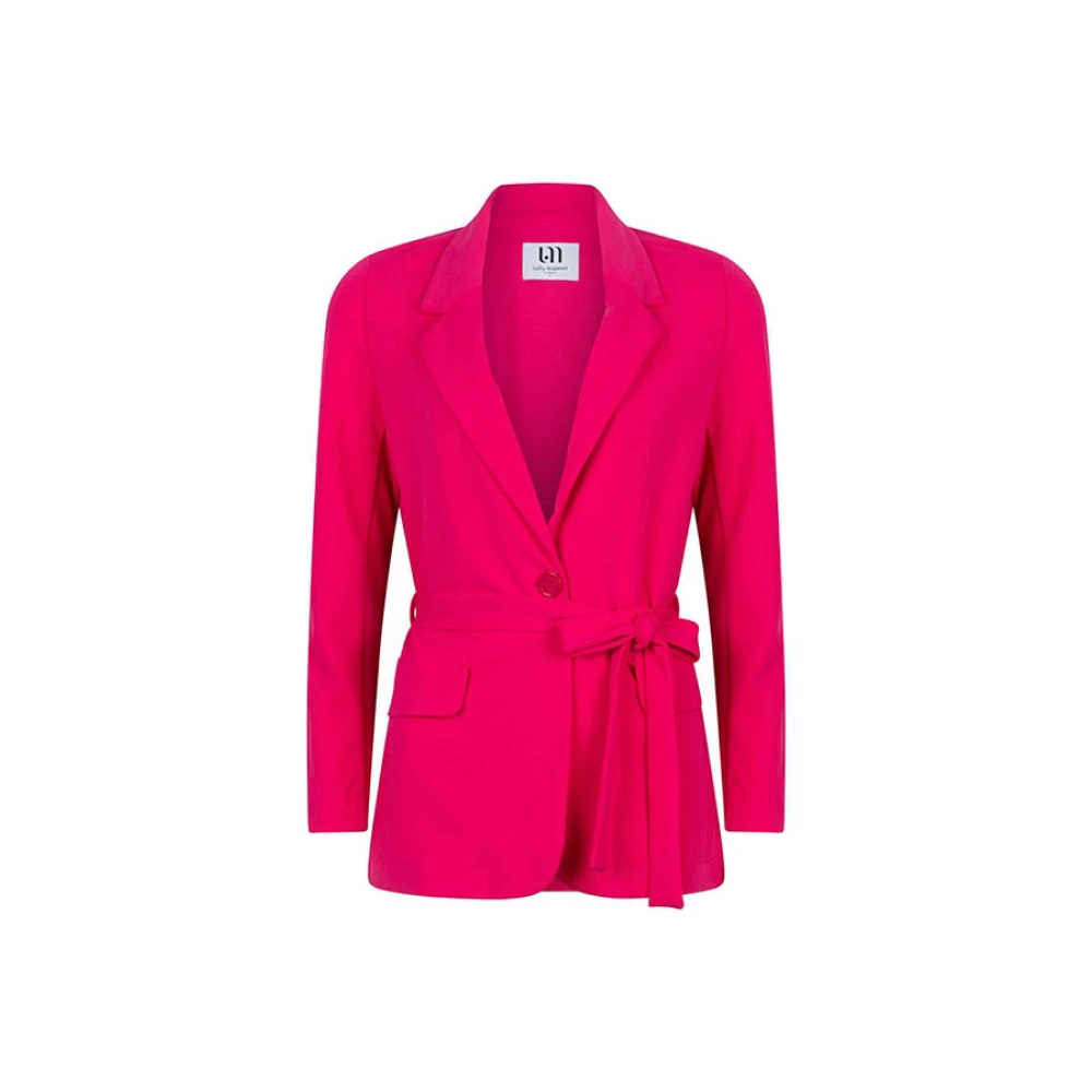 Lofty Manner Roze Blazer Fira Print Pink Dames