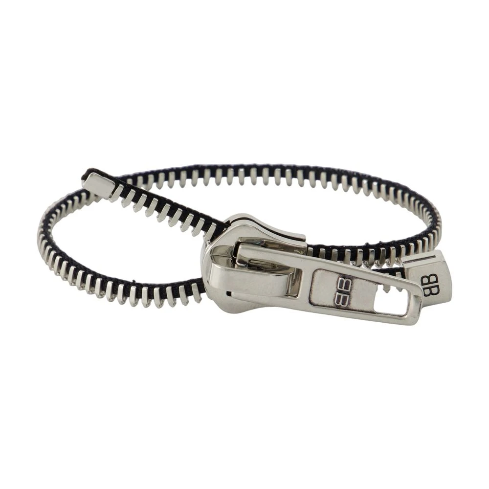 Balenciaga Women's Gray Diy Zip Bracelet - Bracelets - One Size - Accessories