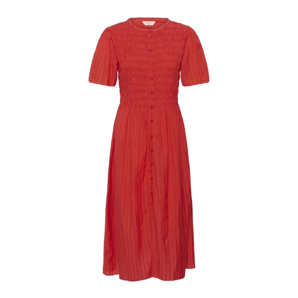 Part Two Women's Red Midi Dress - Midi Dresses - 2XL - Dresses