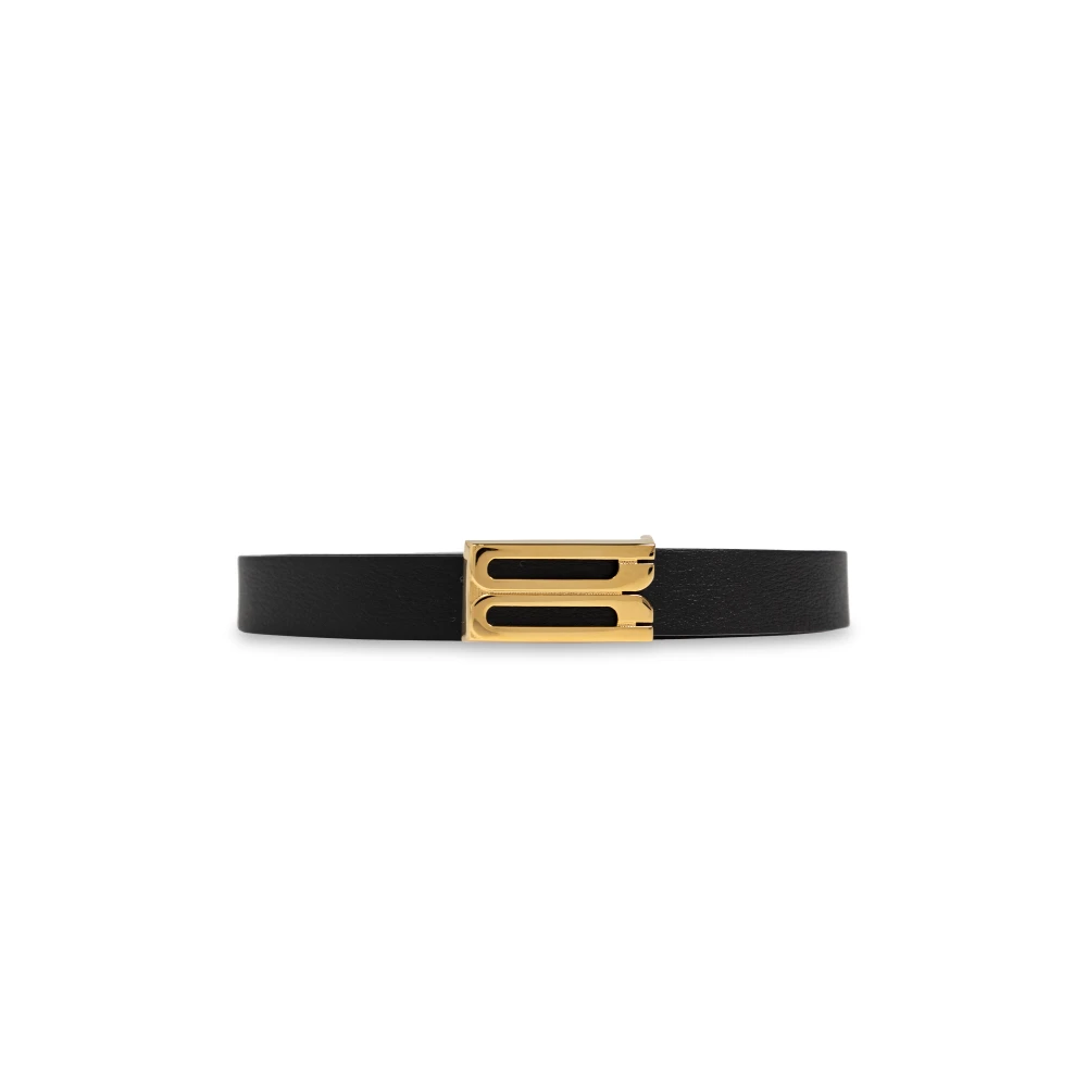 Victoria Beckham Leren riem Black Dames