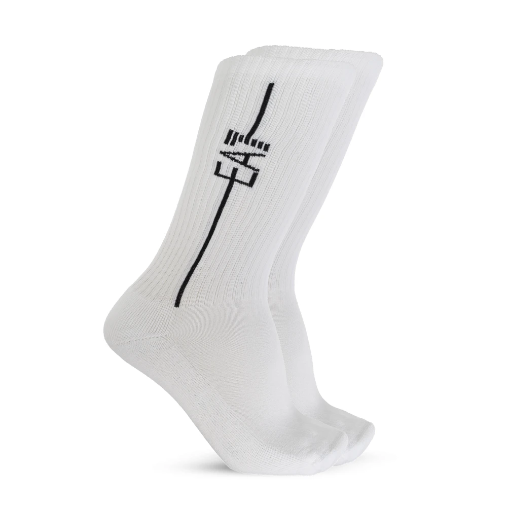 Emporio Armani EA7 Twee-pack sokken White Heren