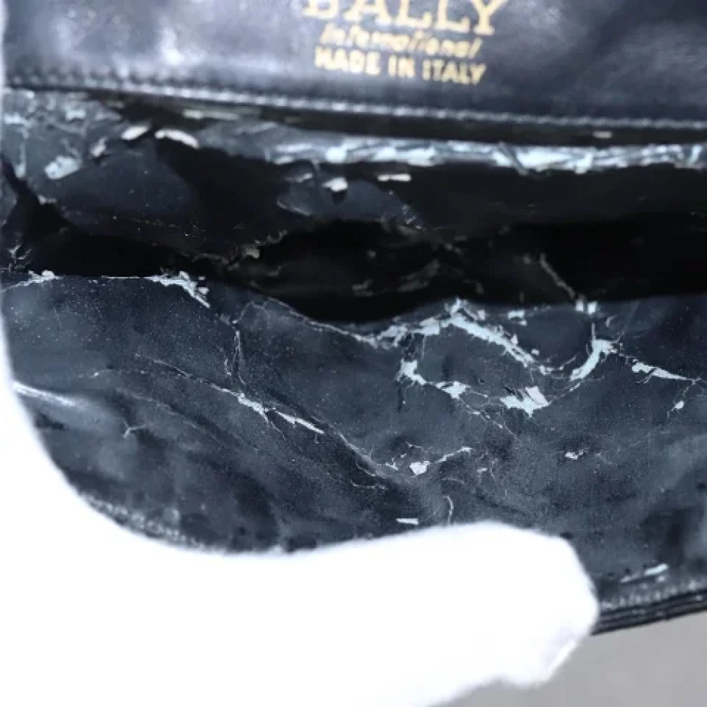 Bally Pre-owned Leather shoulder-bags Blue Dames
