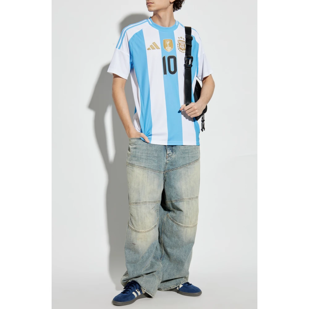 adidas Originals T-shirt met het embleem van het Argentijnse nationale team Blue Heren