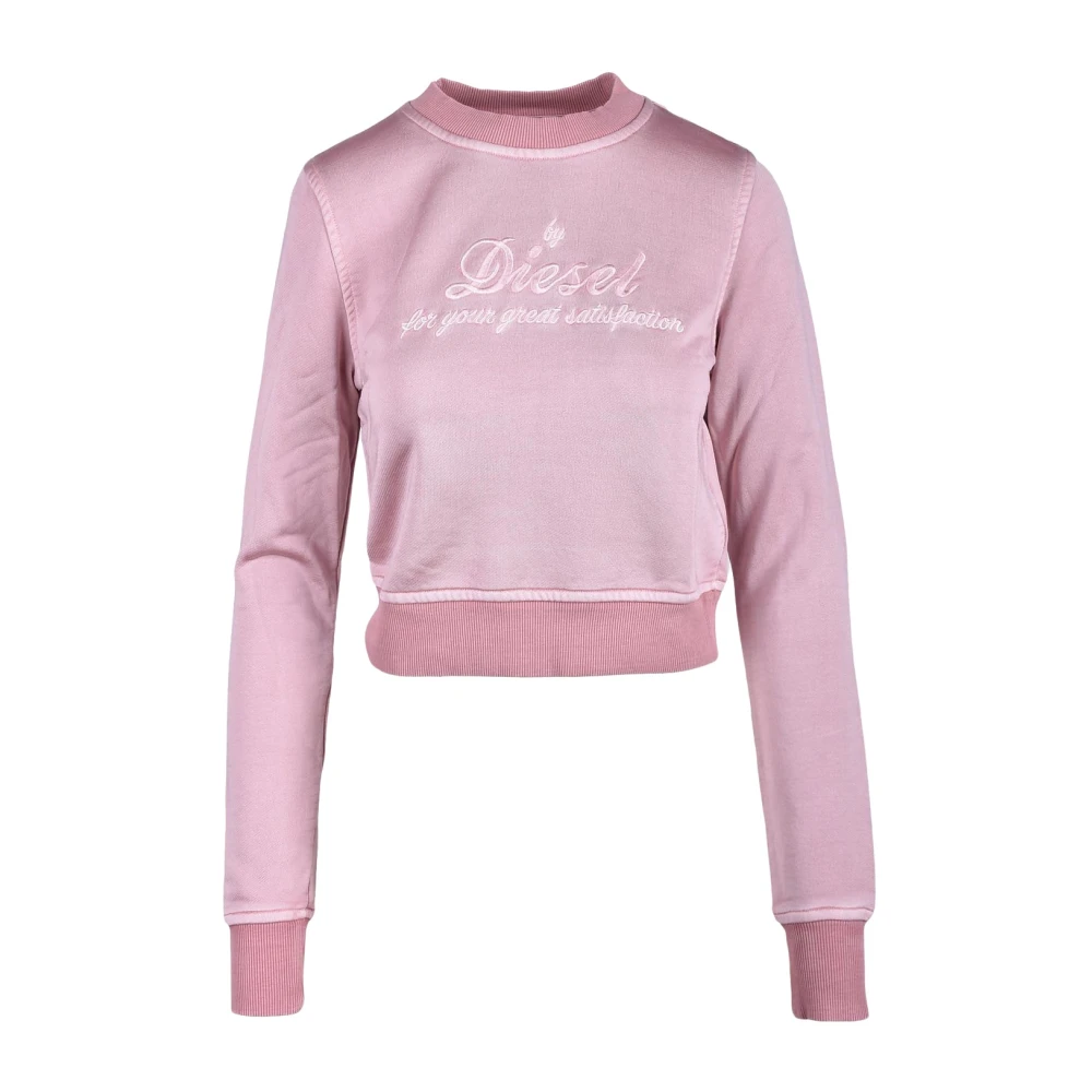 Diesel Roze Sweatshirt voor Vrouwen Pink Dames