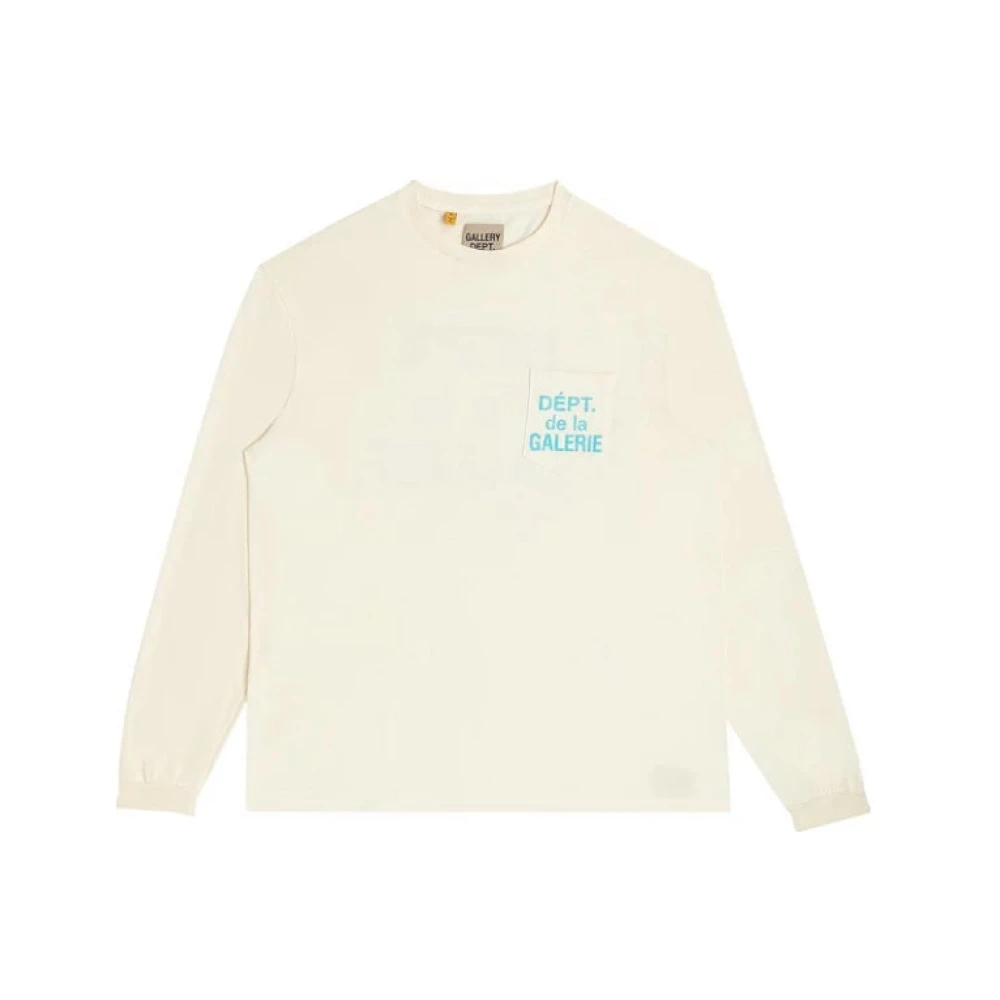 Gallery Dept. Crème Longsleeve Shirt met Grafisch Ontwerp Beige Heren