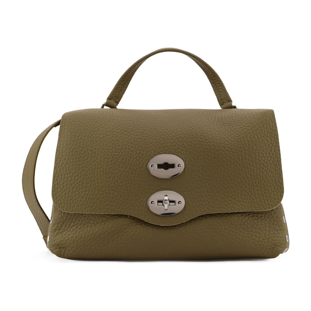 Zanellato Women's Green Handbags, One Size, Leather Flap Shoulder Bag