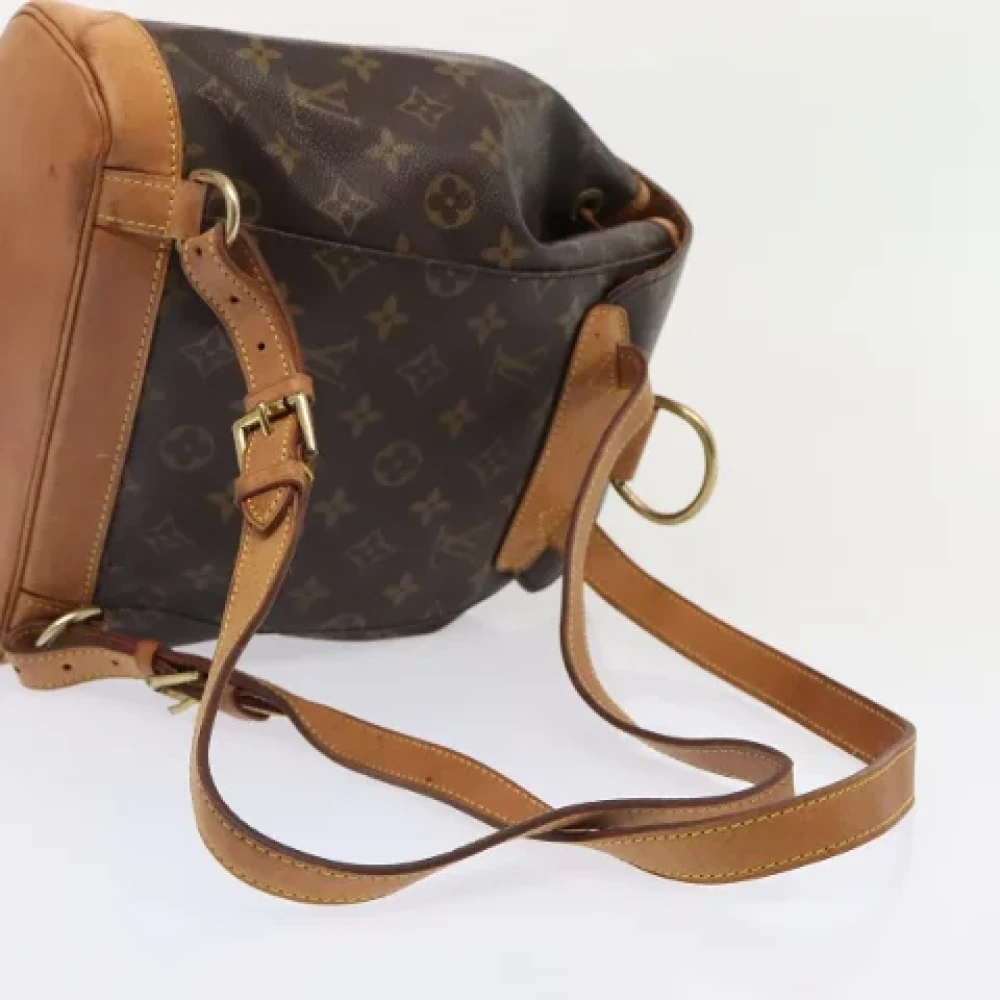 Louis Vuitton Vintage Pre-owned Canvas backpacks Brown Dames