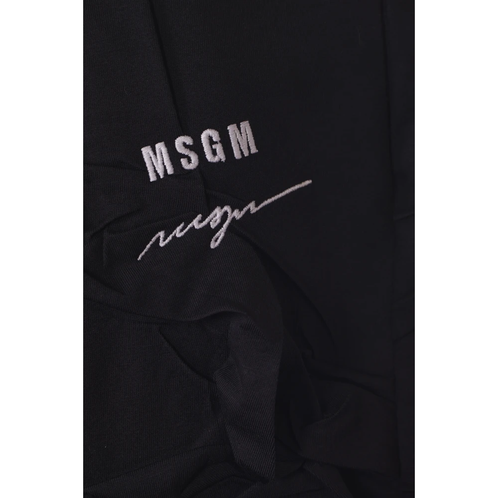 Msgm Zwarte Jurken voor Vrouwen Black Dames