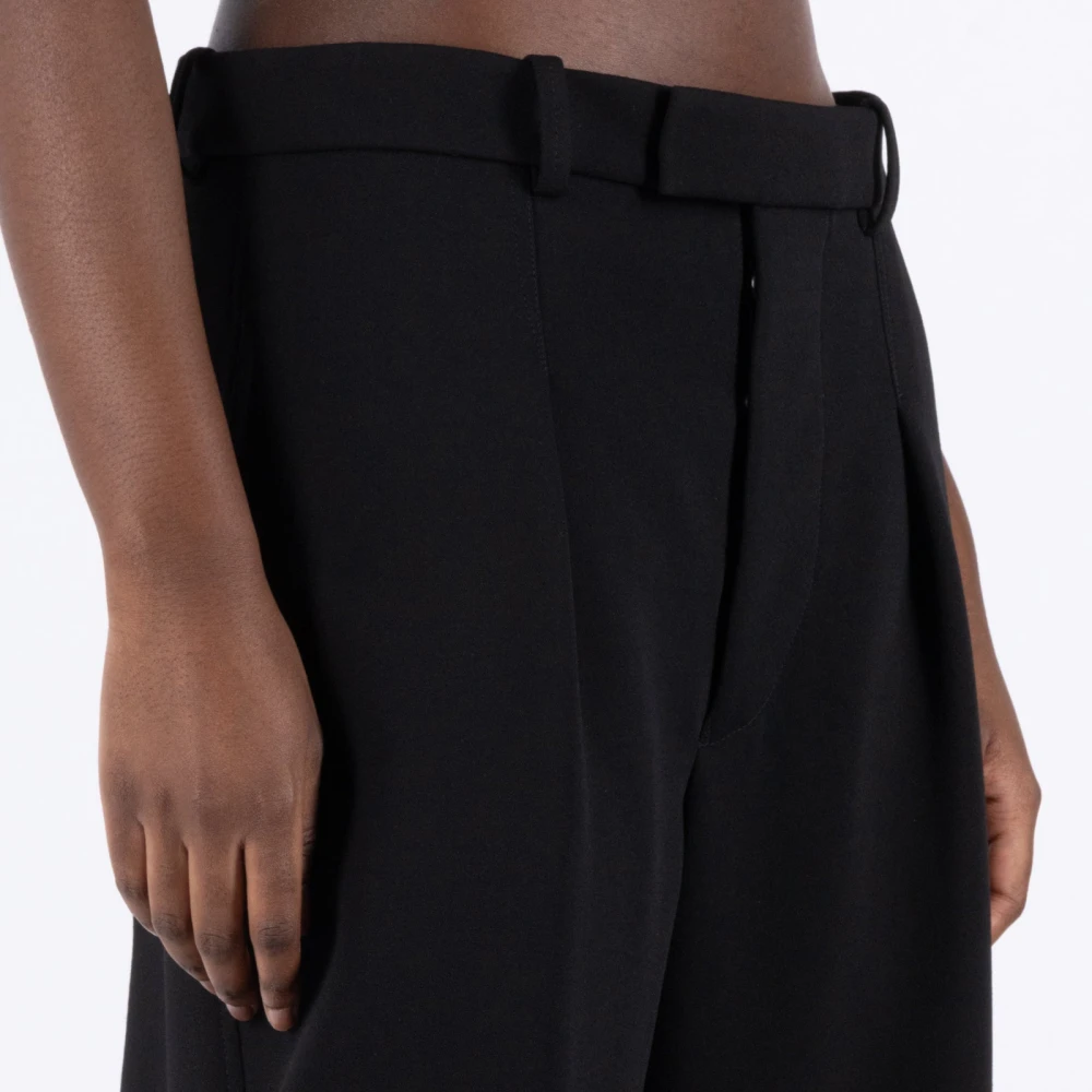Wardrobe.nyc Zwarte Wol Hailey Bieber Broek Black Dames