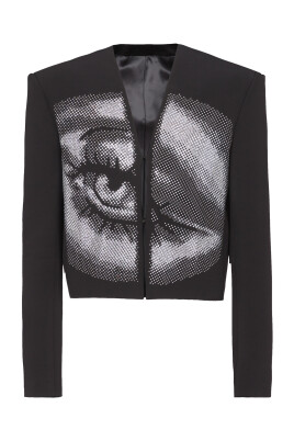 spencer-en-crepe-et-strass-en-motif-eye