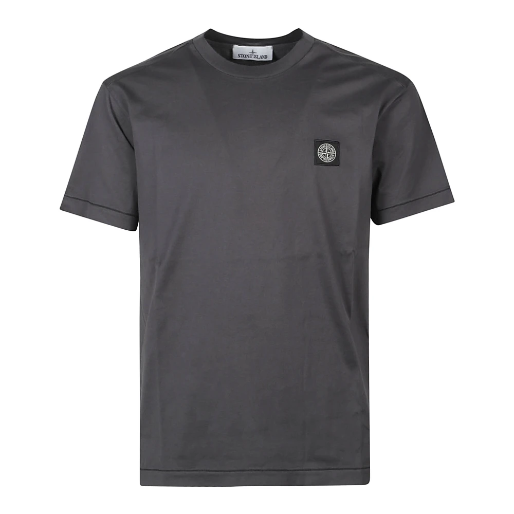 Stone Island Casual Katoenen T-shirt in Diverse Kleuren Gray Heren