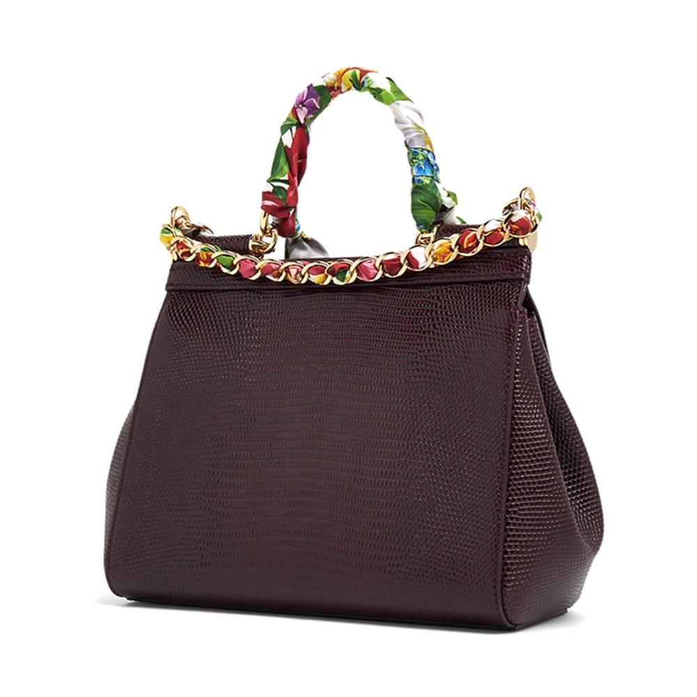 Dolce & Gabbana Stijlvolle Schoudertas Purple Dames